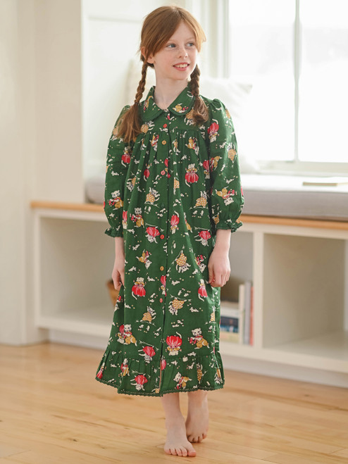 Kitten's Mitten's Kids Dress - Green