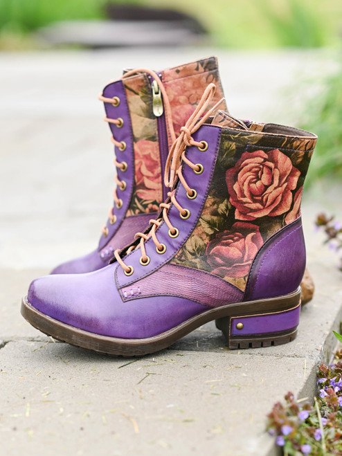 Marty Boot - Purple Multi