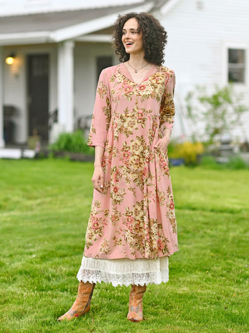 Maison Rose Dress - Soft Rose