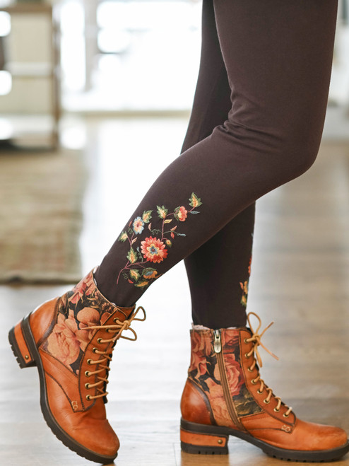 Tapestry Legging - Brown