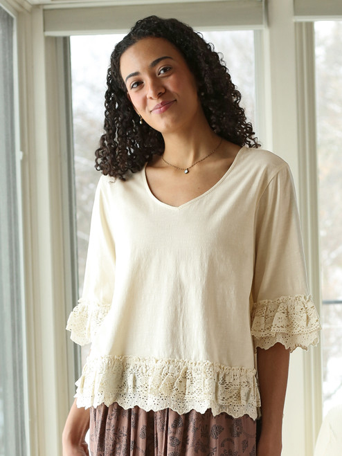 Tutu T-Shirt  - Ecru