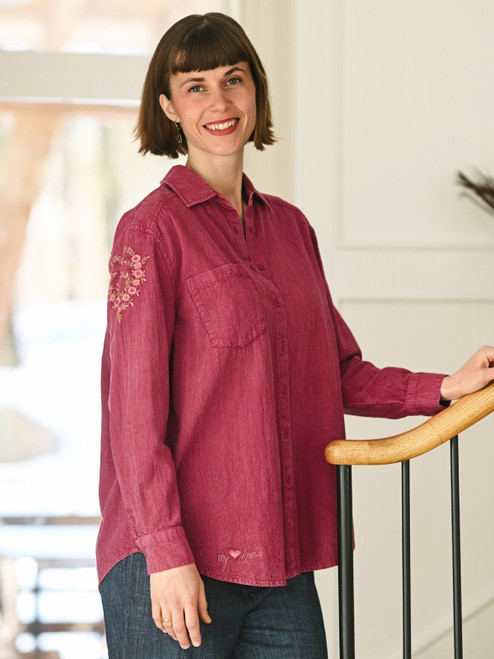 My Heart Know Blouse - Red