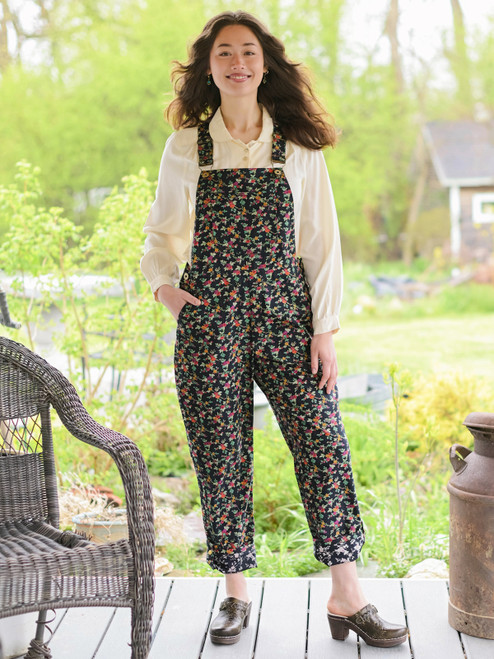 Samantha Twill Overall - Black