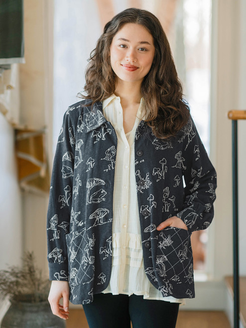 Alice's Mushroom Jacket - Black