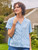 Cornflower Camp Blouse
