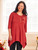 Simone Jersey Tunic - Rust