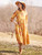 Lisbon Rose Dress - Ochre