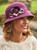 Plum Ribbon Cloche