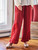 Orchestra Satin Pant - Wine
