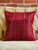 Luxurious Kantha Cushion Cover - Dark Pink