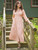 Adelina Classic Dress - Powder Peach