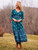 Estella Hostess Dress - Dark Teal