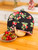 Strawberry Patchwork Tea Cozy - Black