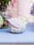 Garden Collage Bird Pin Cushion - Pastel