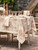 Conservatory Linen Tablecloth - Ecru