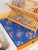 Russian Chintz Drying Mat - Blue