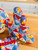 Primary Patchwork Oven Mitt Set of 2 - Multi