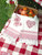 Heart & Bouquet Tea Towel Set of 2 - Red