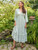 Rosalyn Prairie Dress - Aqua