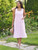 Ariel's Eyelet Porch Dress - Rose