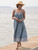 Tree of Life Sundress - Indigo