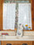 Colette Lace Cafe Curtain Set of 2 - White