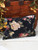 Winter Rose Velvet Pouch - Black