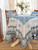 Celeste Embroidered Topper Cloth - Blue
