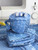 Harmony Patchwork Teacup Pin Cushion - Blue