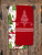 Wassailing Embroidered Tea Towel Set of 2 - Red