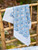 Misty Morning Block Print Napkin Set of 4 - Blue