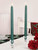 Hand Dipped Candles Set of 4 - Emerald Green