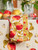 Apple Luncheon Napkin Set of 4 - Ecru