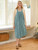 Porcelain Young Adult Pinafore - Smoke Blue