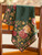 Winter Rose Napkin Set of 4 - Forest Green