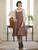 Magical Mushroom Artist Pinafore  - Brown
