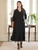 Silhouette Dress - Black