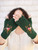 Belle Fingerless Glove - Green