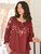 Flowerchild Jersey Blouse - Red