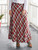Highland Road Skirt - Red Multi