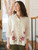 Sampler Blouse - Ecru