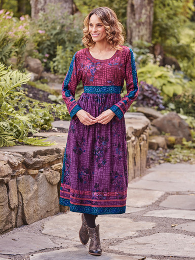 Lisbon Rose Patchwork Dress | Shop Beautiful Designs by April