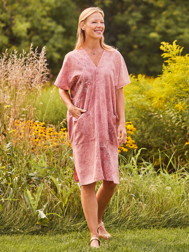 Smock Frock - Rose | Shop Beautiful Designs by April Cornell - Canada