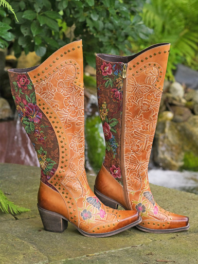 Mallorie Boot - Camel | Shop Beautiful Designs by April Cornell