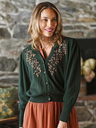 Ivy Hollow Sweater - Forest Green | Shop Beautiful Designs by