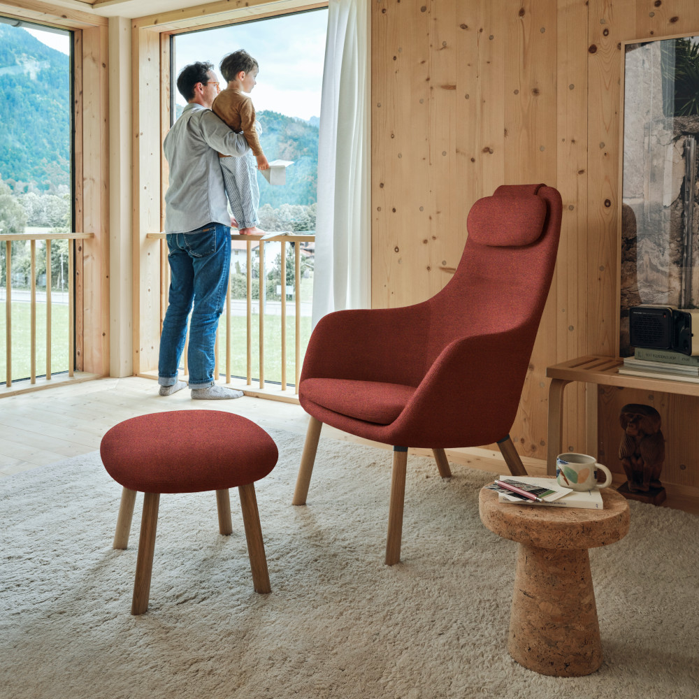 Vitra　ヴィトラ　HAL Chair　カウンターチェア　ブラウン③ Vitra HAL Lounge Chair