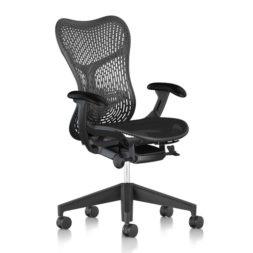 herman miller ハーマンミラー Rollback Chair Herman Miller Mirra 2 Triflex Back Graphite Office Chair | Fast