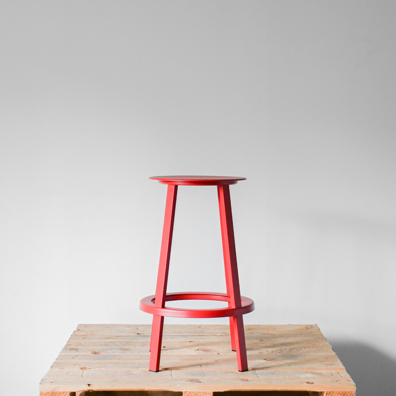 HAY Revolver High Stool Red | Re-Lived HAY Revolver High Stool Red | Re-Lived
