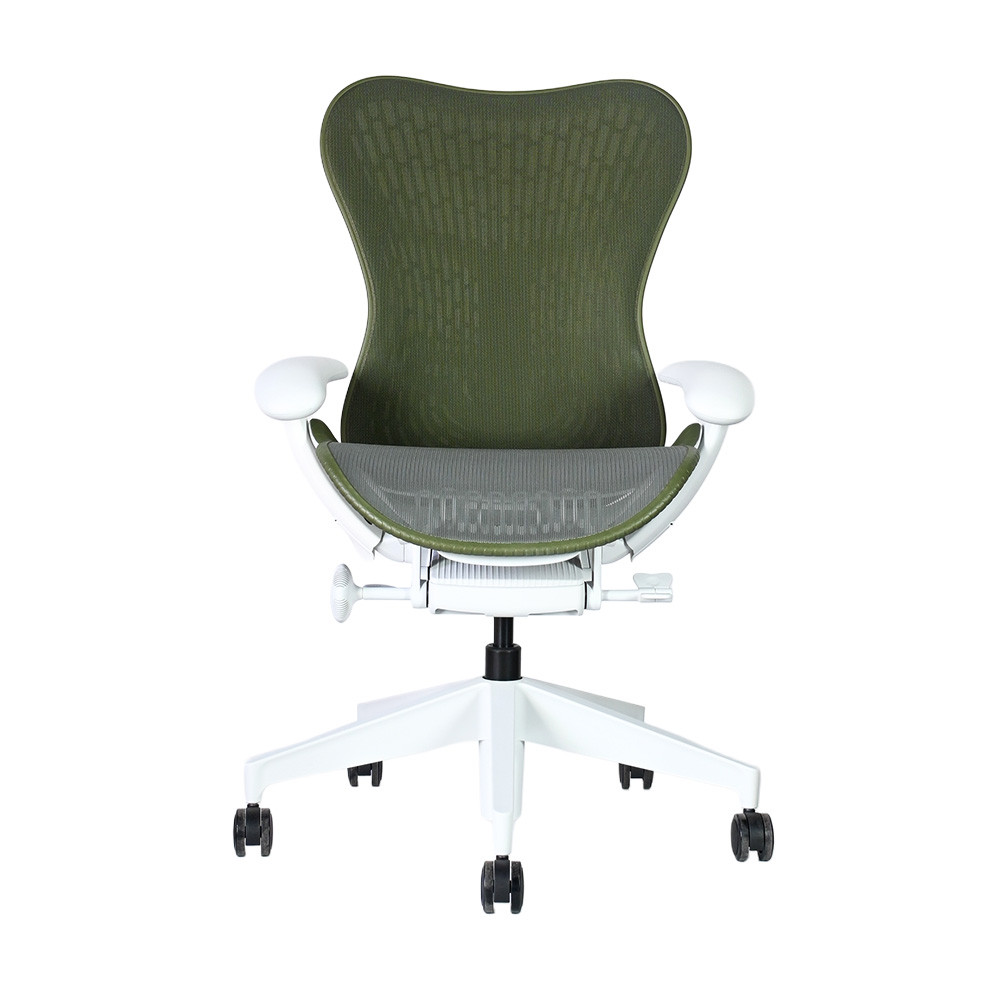 Herman Miller Chair Mirra 2 Butterfly Back Colour Block Olive