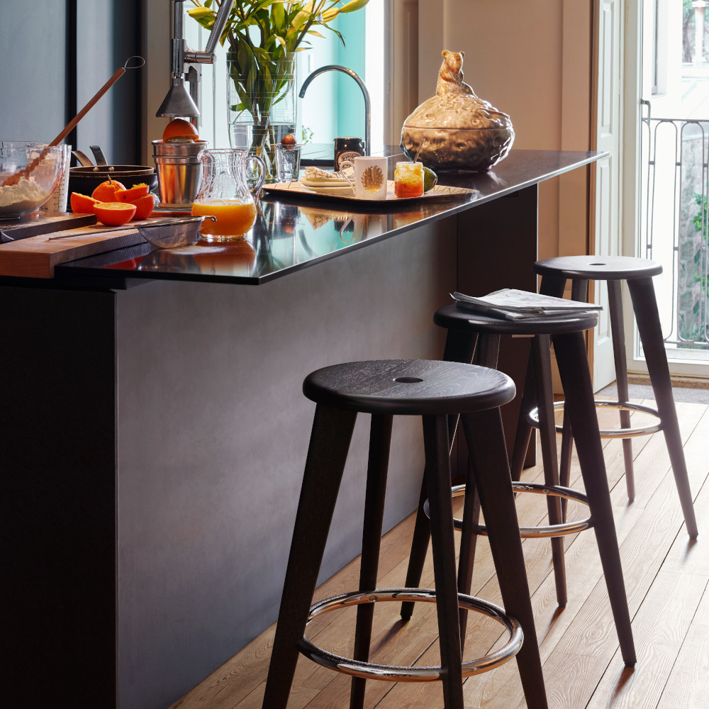 Vitra Tabouret Haut Bar Stool Classic Prouve Design
